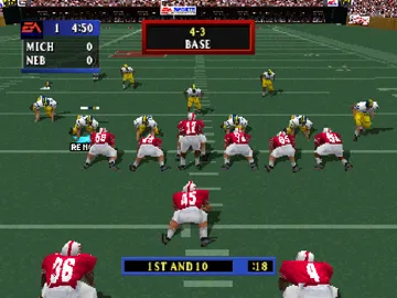 NCAA Football 99 (US) screen shot game playing